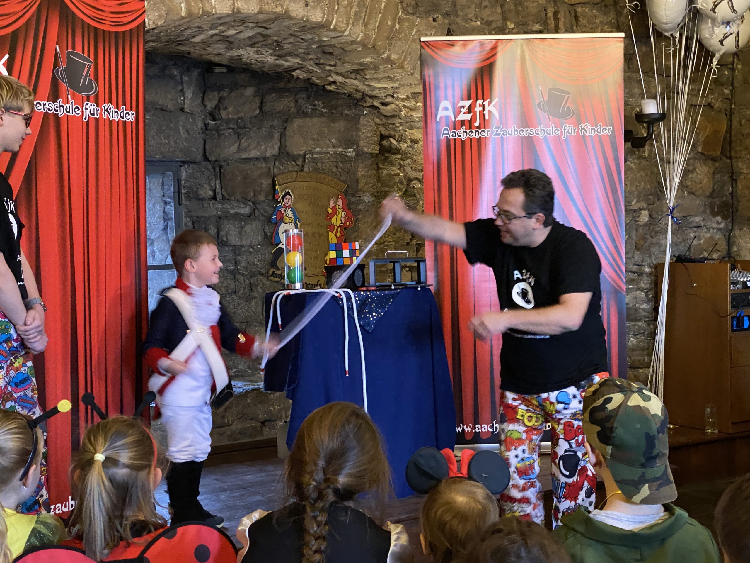 Zaubershow in der Zauberschule